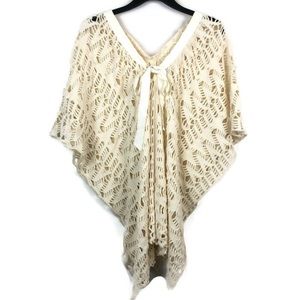 Lisa Ho Poncho Sweater Knit Mohair medium